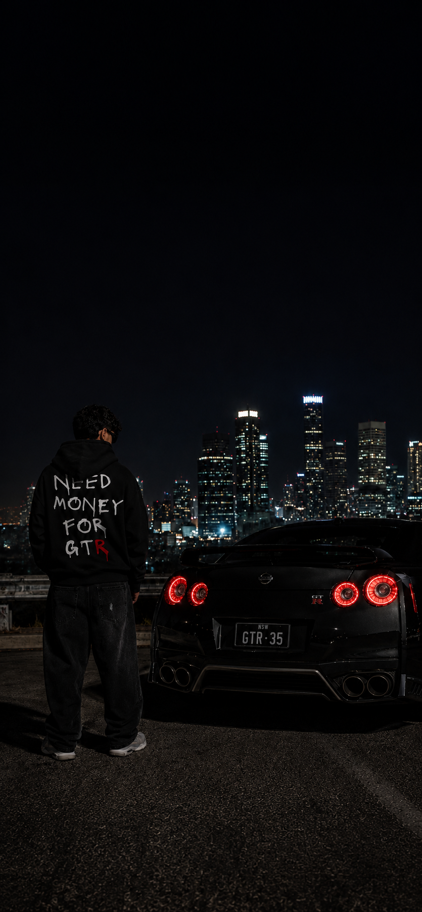 JTR Garage – Need Money For GT-R Hoodie